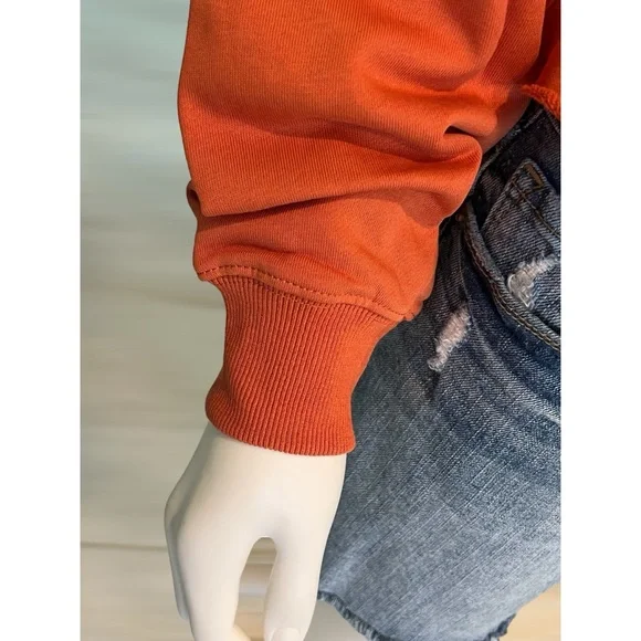 PEACH LOVE CALIFORNIA butterfly CROP top S M L - Picture 9 of 11